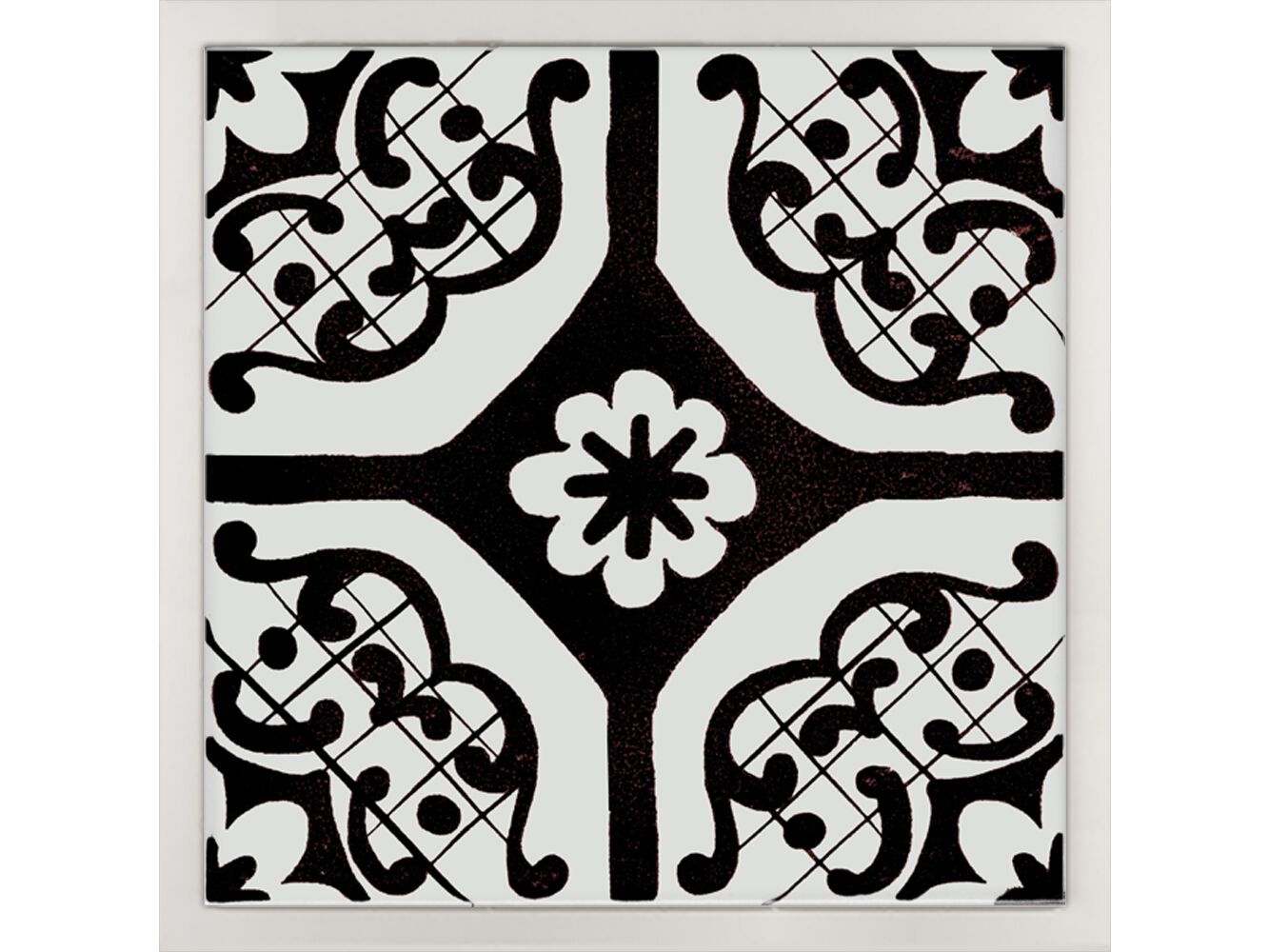 Пол / покрытие ручной работы La Riggiola черный и белый ARCH-00081516