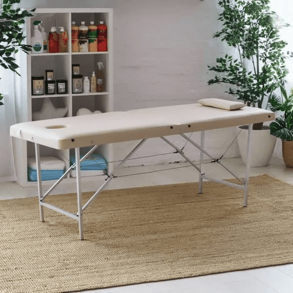 52593 Массажный стол / кушетка НьюФейс Оптима бежевый Nova NewFace (НОВА НьюФейс)  - Вид №1