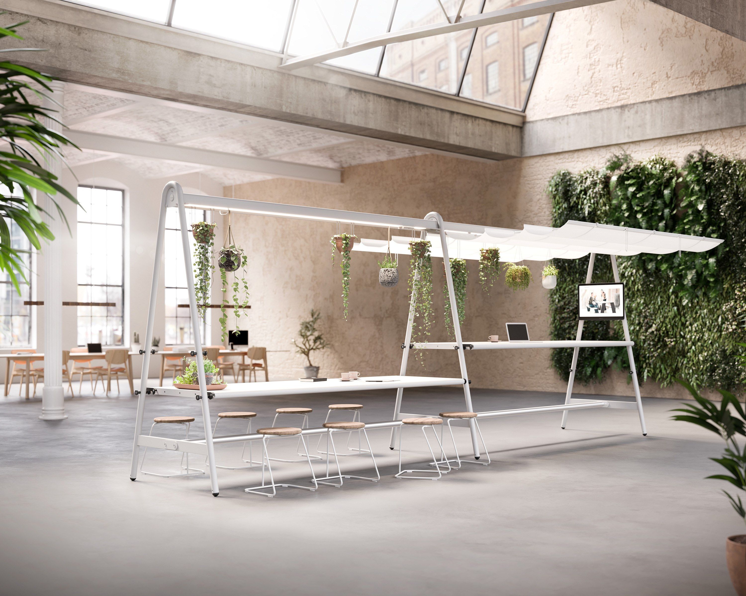 Прямоугольный стол с регулируемой высотой Extremis AMAi ARCH-00080455 - Вид №7