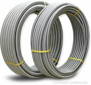 Гофрированная труба из нержавеющей стали 25мм (A) Flexible hose Россия