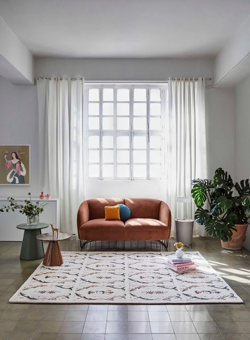 GAN Прямоугольный шерстяной коврик ручной работы с рисунком Dreams sun-id-1429850 - Вид №6