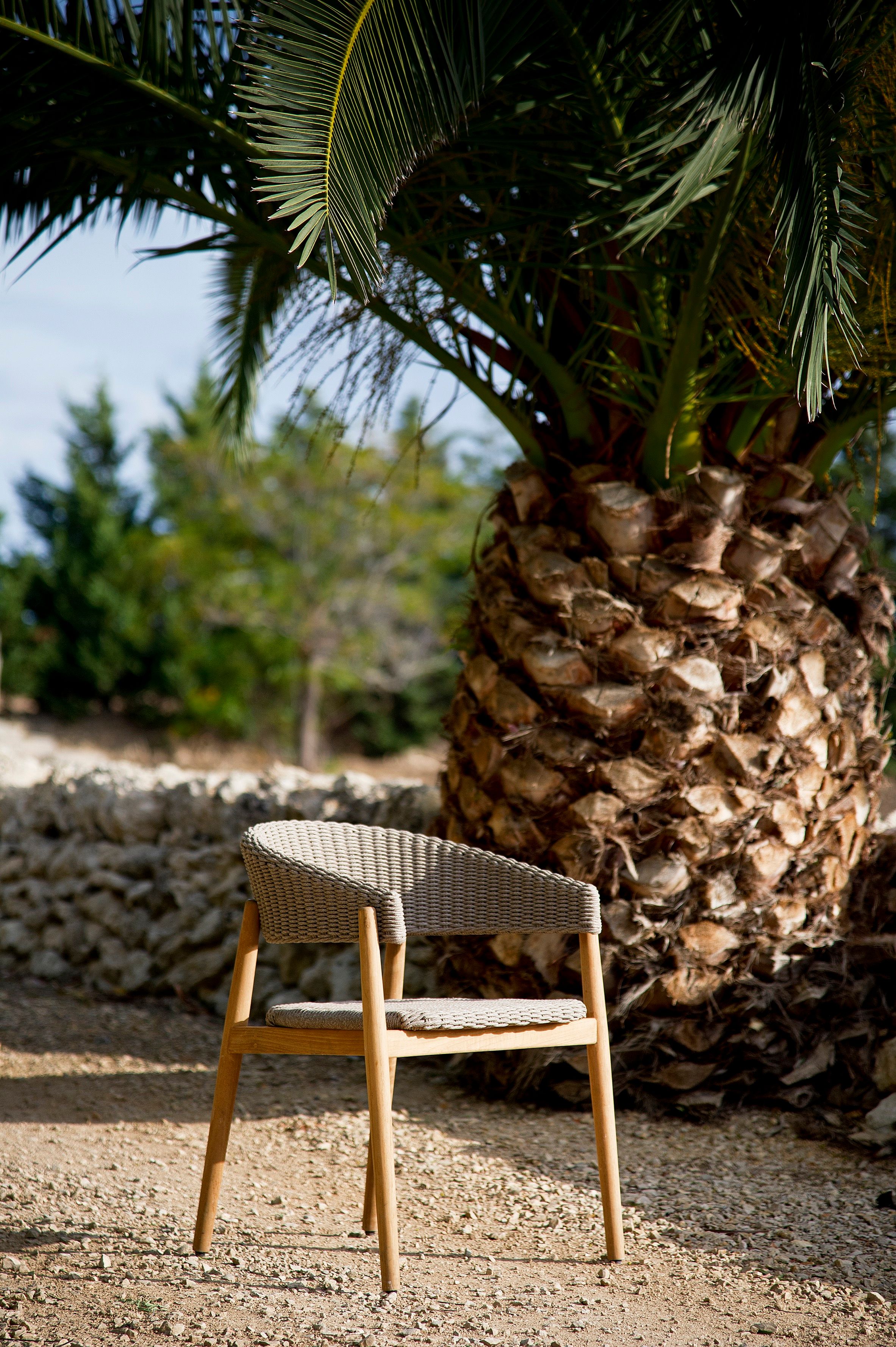 Садовый стул из синтетического материала с подлокотниками Unopiù Pevero ARCH-00019510 - Вид №3