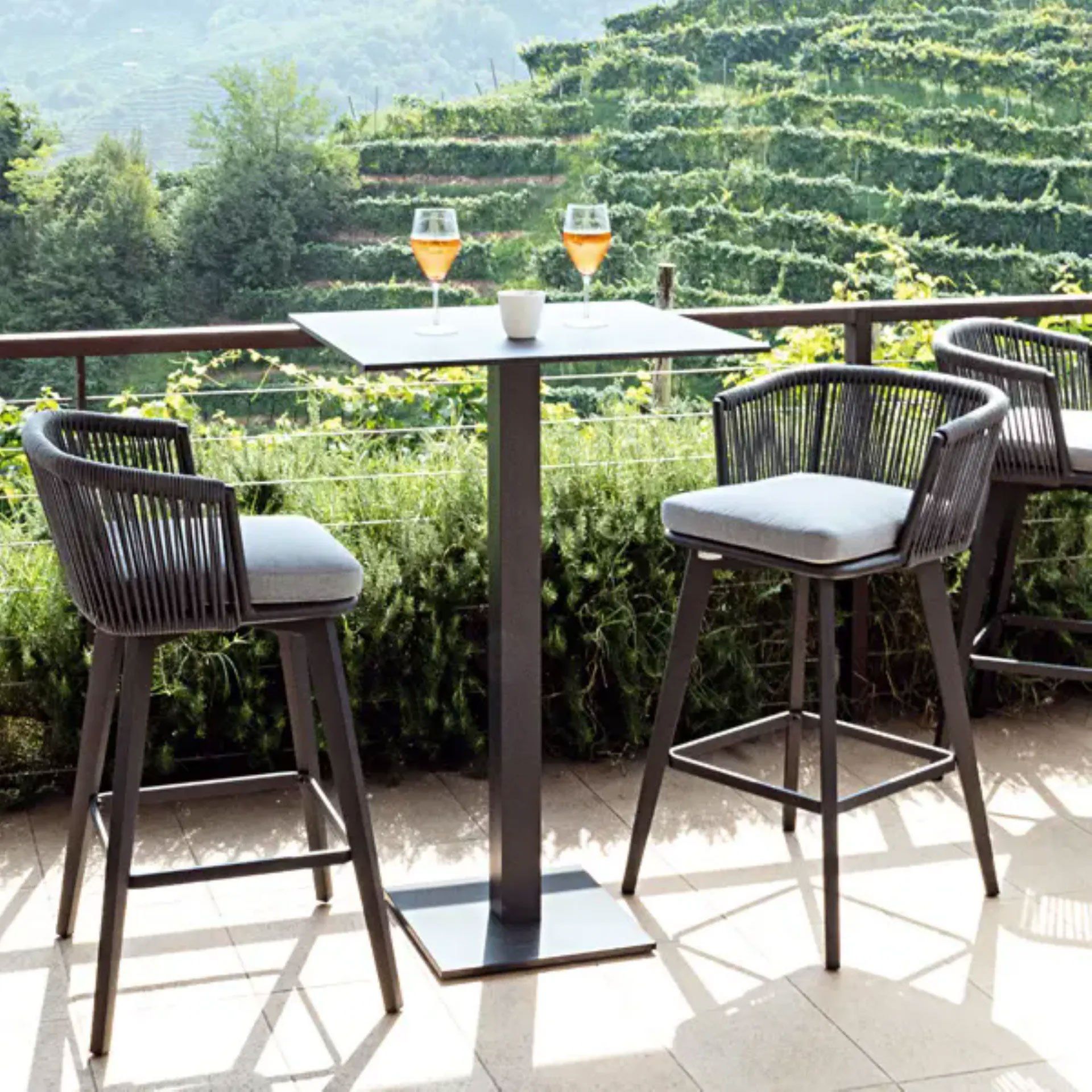 Высокий стул с мягким сиденьем Contral Diva ARCH-00124349 - Вид №1