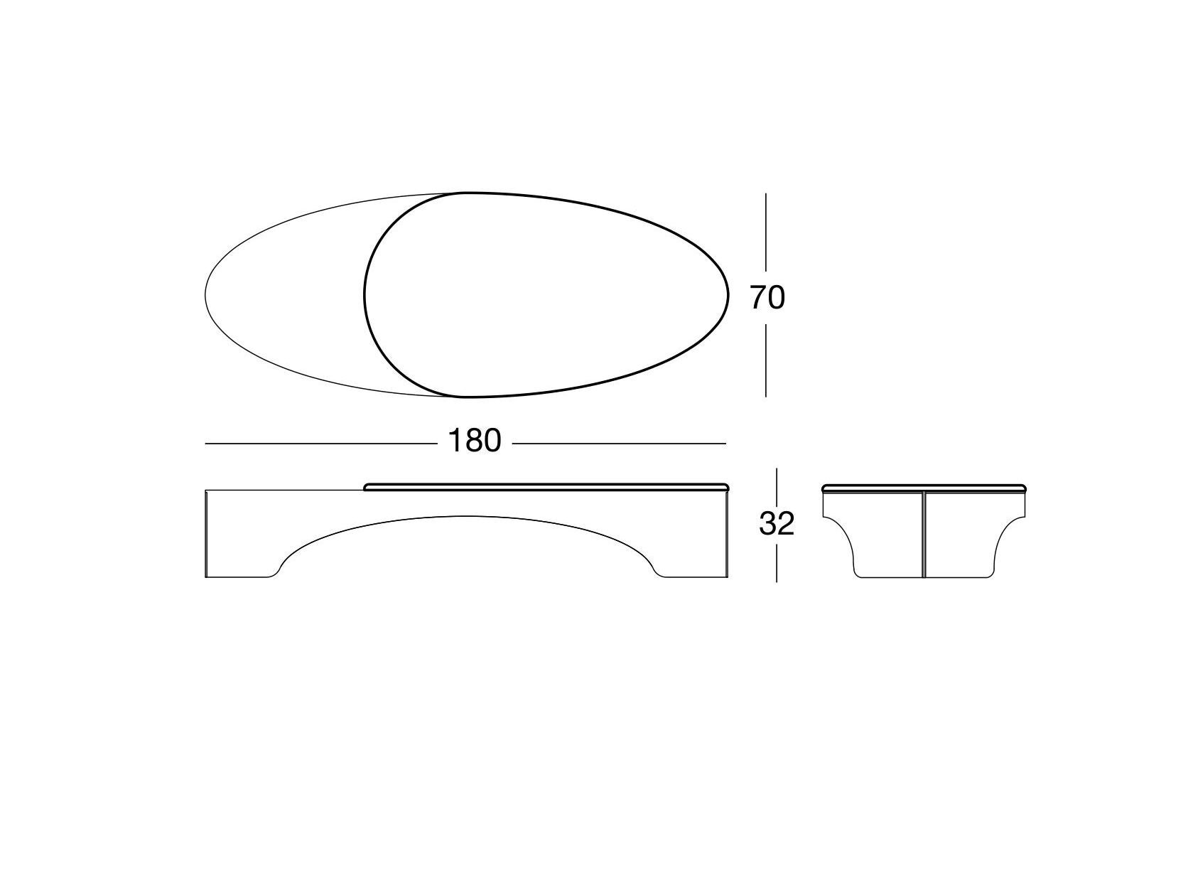 Овальный журнальный столик Longhi Blooming ARCH-00112714 - Вид №5