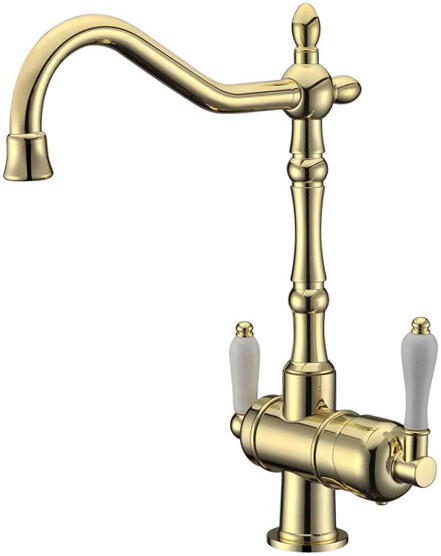 Смеситель ZorG Clean Water ZR 326 YF BR LIGHT для кухонной мойки, бронза