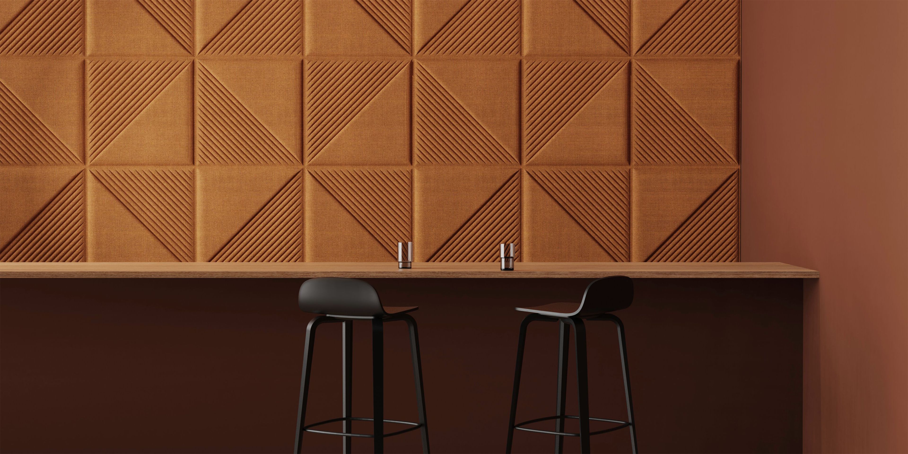 Рециркулированная акустическая панель из полиэфирного волокна Isolspace OBLIQUE ARCH-00052749 - Вид №12