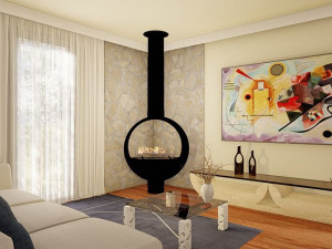 Отдельно стоящий камин на биоэтаноле