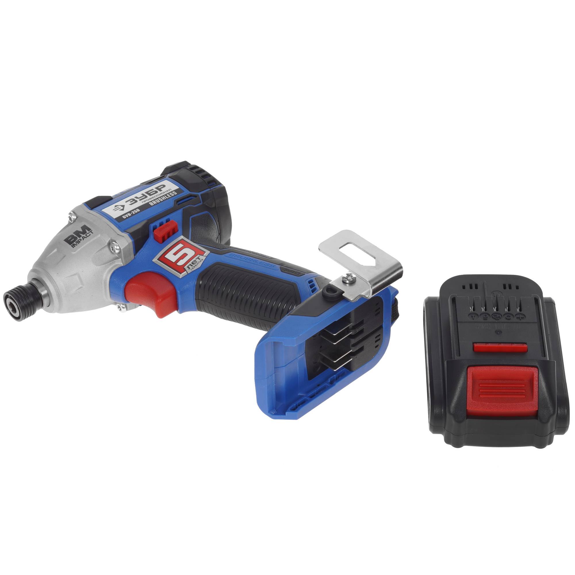 Винтоверт Зубр GVB-250-22 20V MAX LITHIUM PRO 9909092 STDN-0108058 - Вид №4