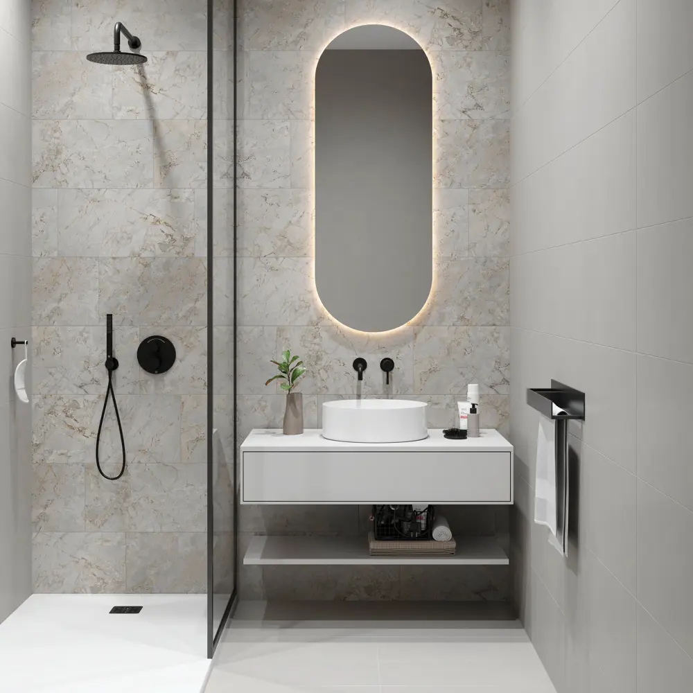Глазурованный керамогранит LB Ceramics Эпоха 30x60.3 см 1.44 м² матовый цвет мрамор серый 89459617 STLM-2043278