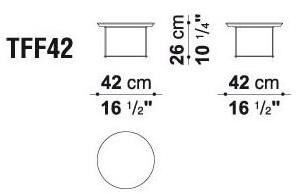 B&B Italia Журнальный столик / поднос из стали Fat sun-id-1436165 - Вид №5