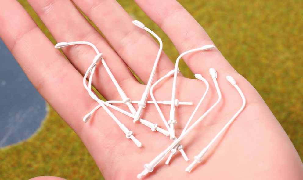 008-fk-024 Пластиковая модель одинарного фонаря 3.5 см 10 шт. Morrison 