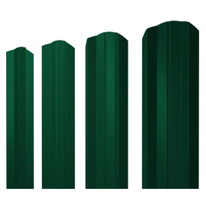 Металлический штакетник M-образный 2 м зеленый для эстетичного ограждения 16064383