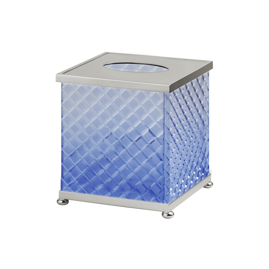 FS09P-651 FS09P-651 Квадратная коробка для салфеток ДОЗАТОРЫ ТКАНЕЙ Cristal & Bronze TISSUE DISPENSERS  - Вид №1