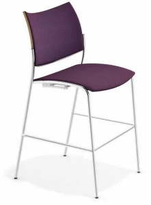 Casala Стул с подставкой для ног, обитый тканью Cobra barstool 3277/06