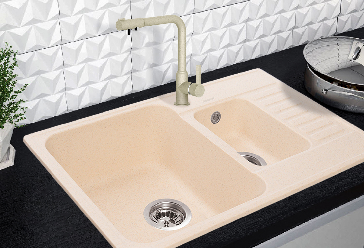 RF6704 Смеситель для кухни однорычажный с фильтром Raiber  - Вид №4