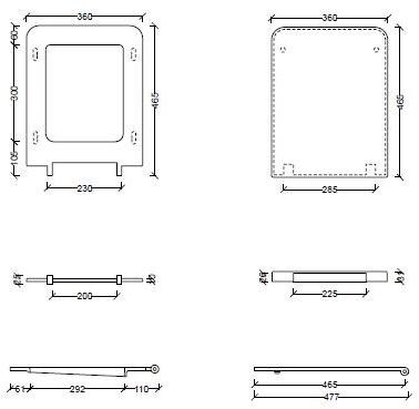 Mc3101sq , mc3101sqs Крышка сиденье для унитаза Alice Ceramica Hide - Вид №3