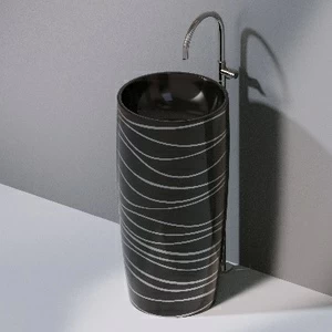 L103T0R0VT.411P Напольная раковина стоящая круглая A. e T. Italia PILLAR