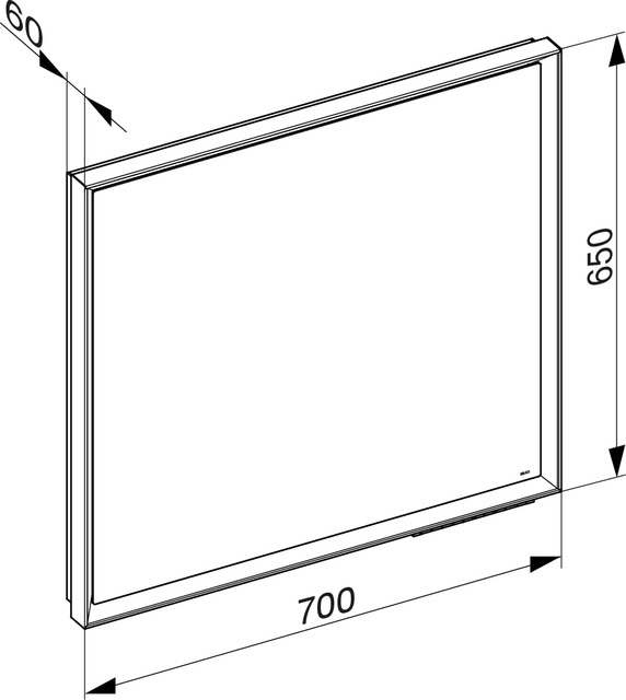 14597172000 Зеркало с подсветкой KEUCO Royal Lumos - Вид №14