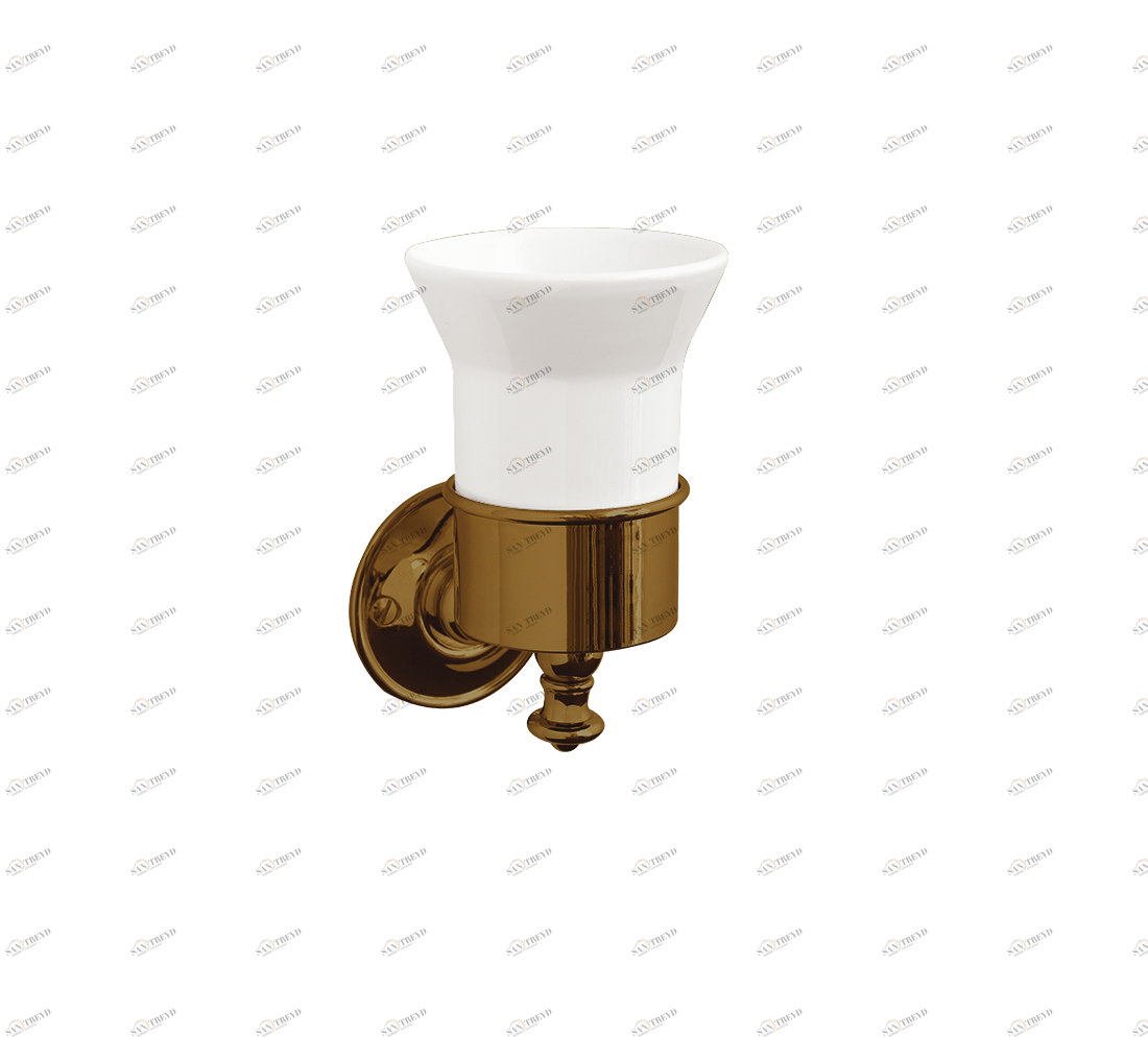 Gentry Home Настенный керамический подстаканник Kent Бронза GH102989