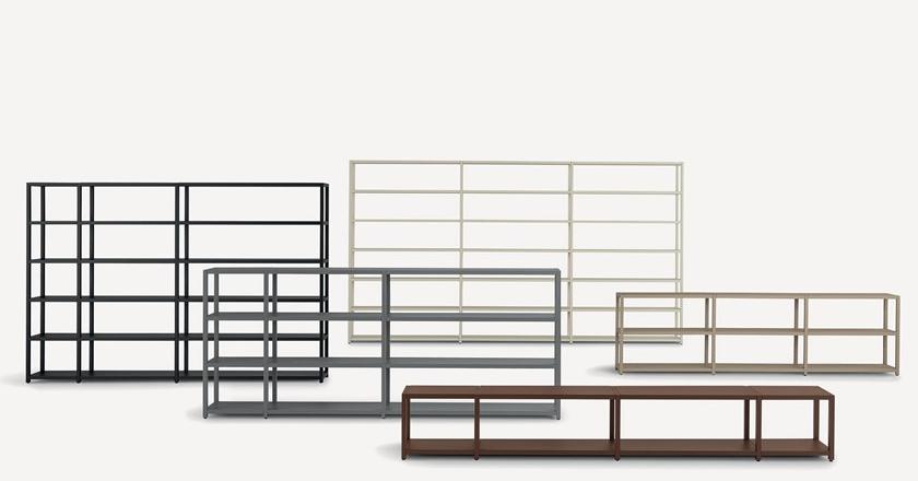 Fantin Модульный открытый книжный шкаф из металла Frame sun-id-1399913 - Вид №5