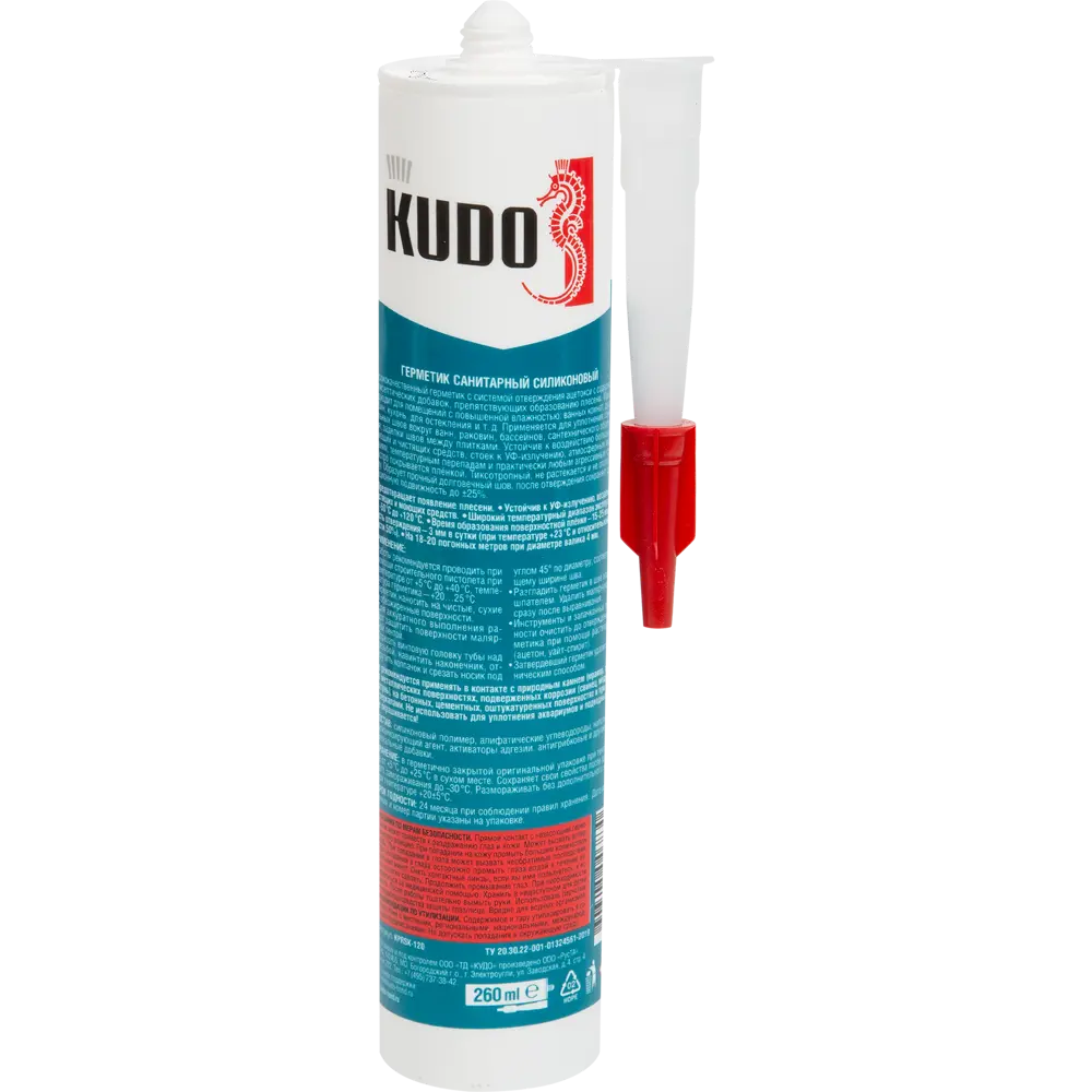 Санитарный силиконовый герметик Kudo для влажных помещений 84579985 STLM-0052284 - Вид №1