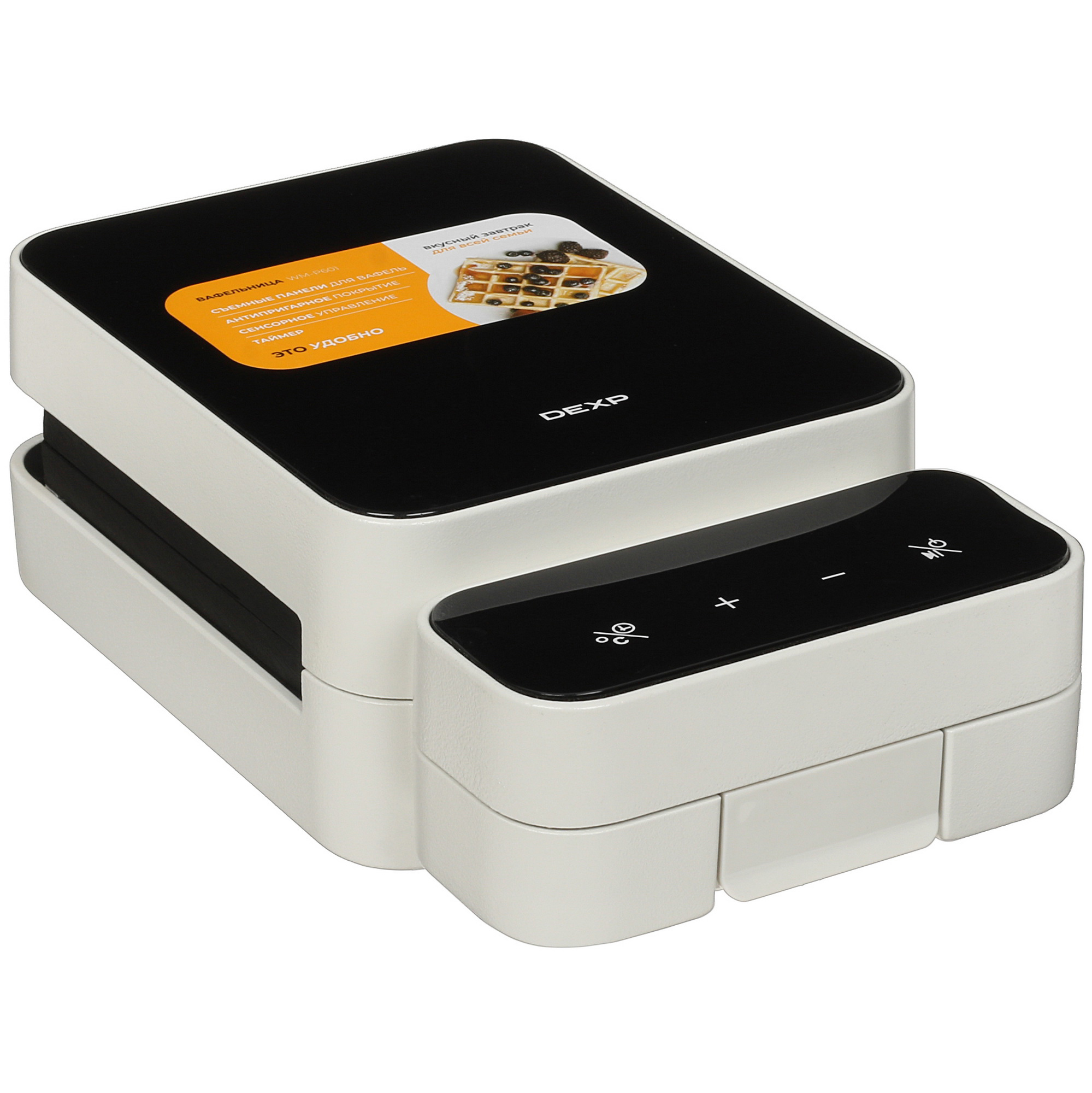 9022180 Вафельница DEXP WM-P601 бежевый STDN-0020316