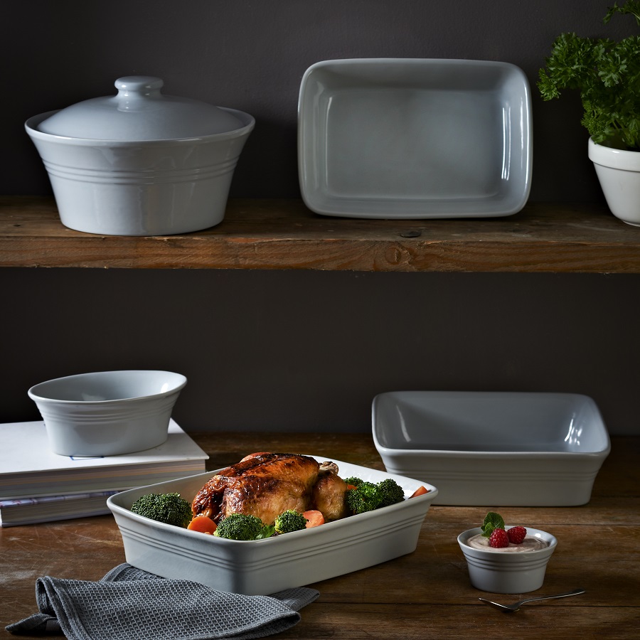 2001.500 Кастрюля керамическая classic kitchen, D25,5 см, 2,5 л, серая Mason Cash  - Вид №1