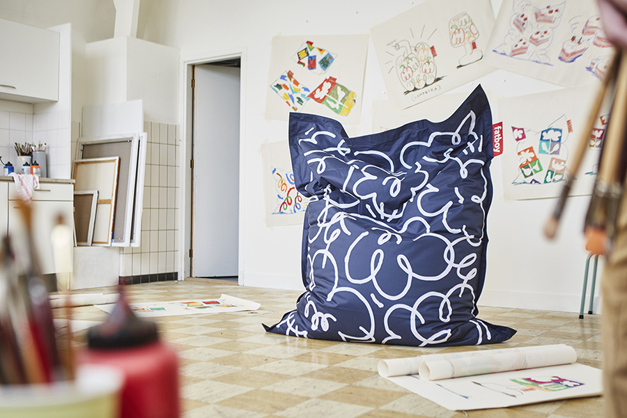 Кресло-мешок Fatboy the original x  jordy blue 103148 - Вид №2