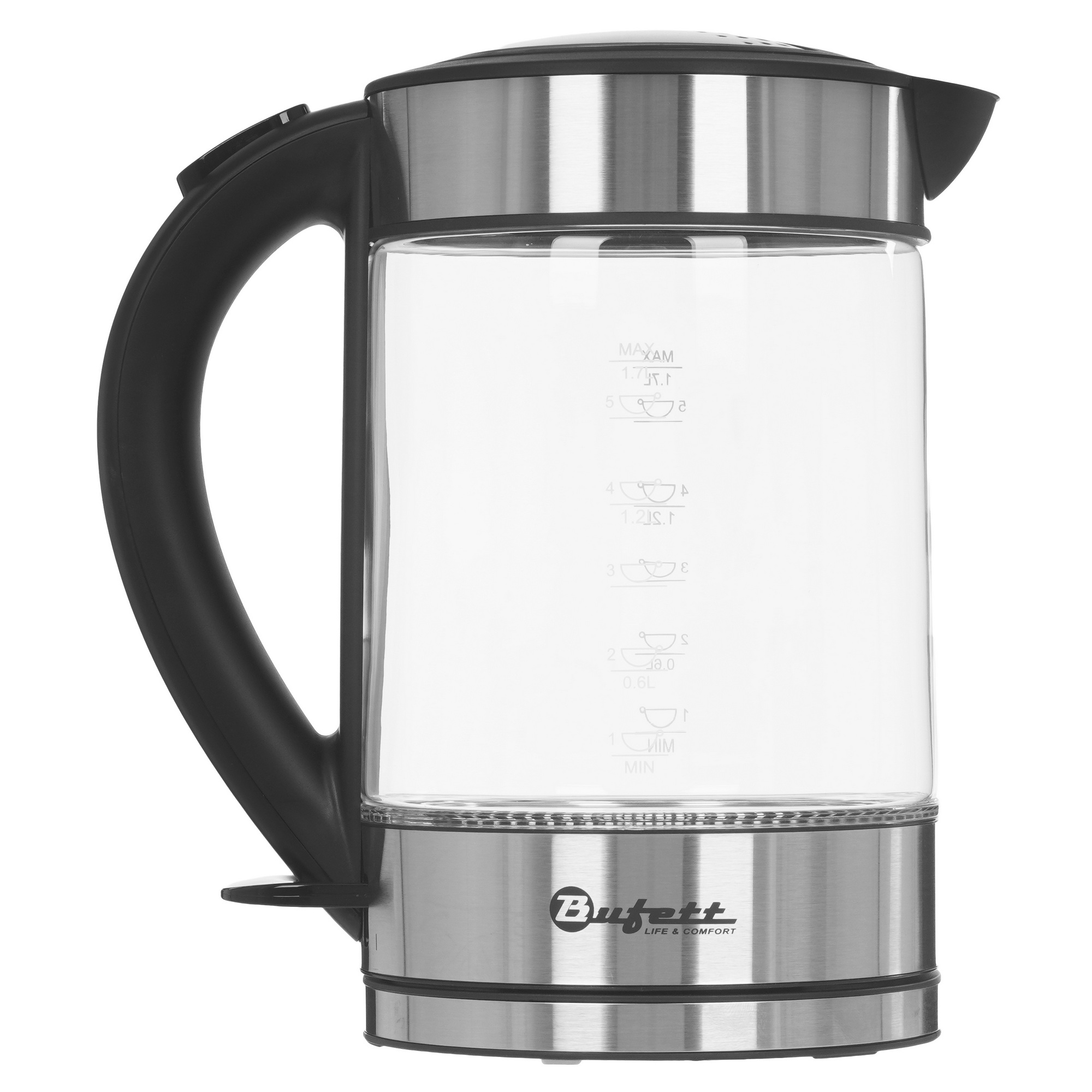 9226557 Электрочайник Bufett LKT 293G серебристый STDN-0096982 - Вид №1