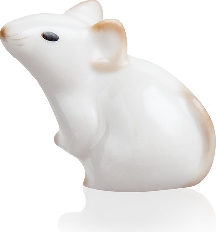 85926 Императорский фарфоровый завод Скульптура "Мышка" Фарфор твердый 