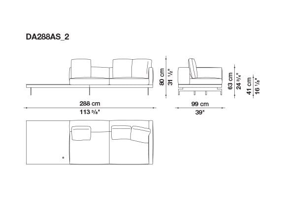 Кожаный диван B&B Italia док ARCH-00130675 - Вид №74