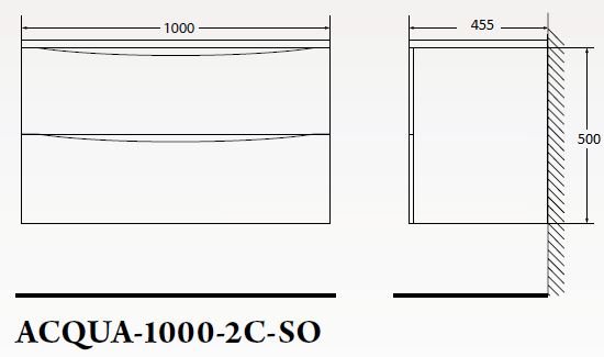 Мебель для ванной BelBagno ACQUA-1000-RR - Вид №2