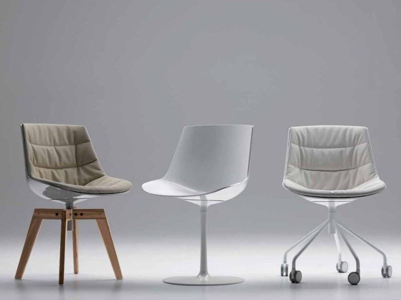 MDF Italia Мягкое вращающееся кресло на жердочке Flow sun-id-1454121 - Вид №4