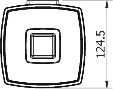 11315A Мыльница подвесная цвет хром LANGBERGER VICO - Вид №2