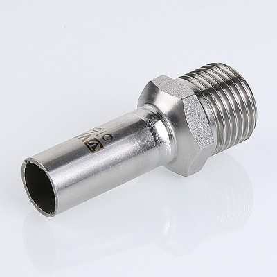 VTi.906.I.001504 Фитинг из нержавеющей стали – вставка с наружной резьбой Valtec 15 мм х 1/2"  - Вид №7