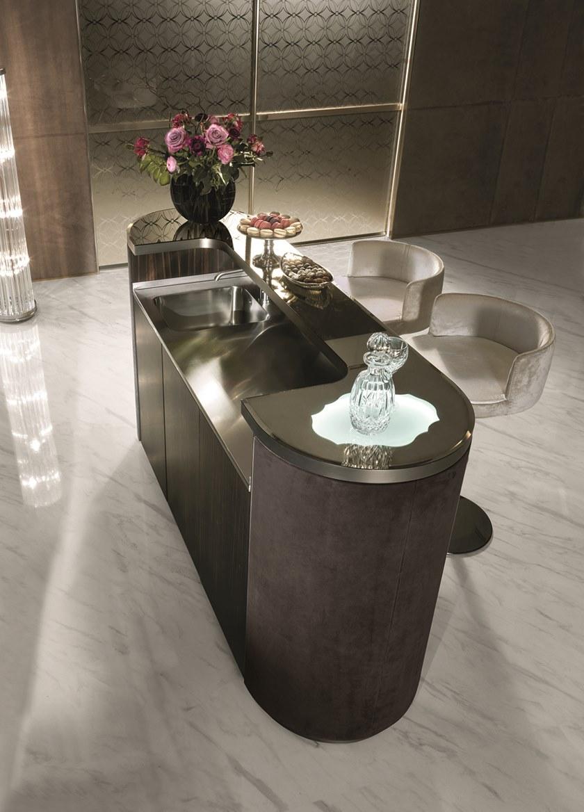 Longhi Кожаная барная стойка с раковиной и кранами Loveluxe 2014 – royal collection Y 744 - Вид №1