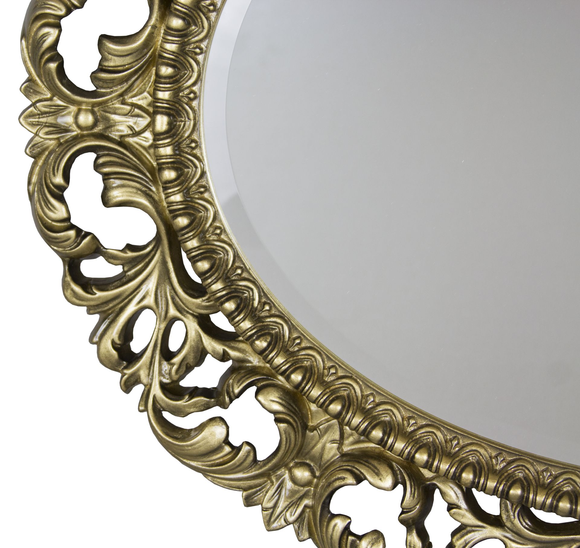 Зеркало ISABELLA овальное с фацетом арт. TS-10210-B/L поталь бронза Tessoro TS10210BL - Вид №2