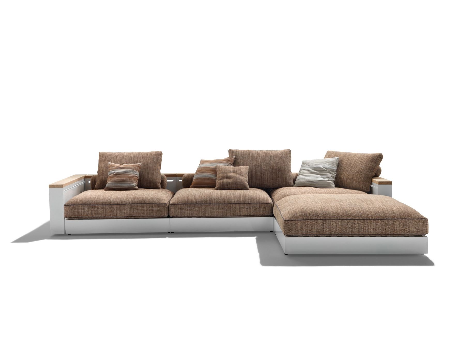 Ткань сад диван с алюминиевой основой Flexform Freeport ARCH-00078399