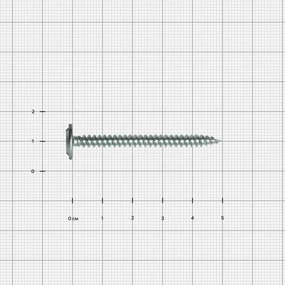 Саморезы по металлу DILWIS с пресс-шайбой острые оцинкованные 4.2x50 мм 20 шт. 89372241 STLM-2079799  - Вид №2