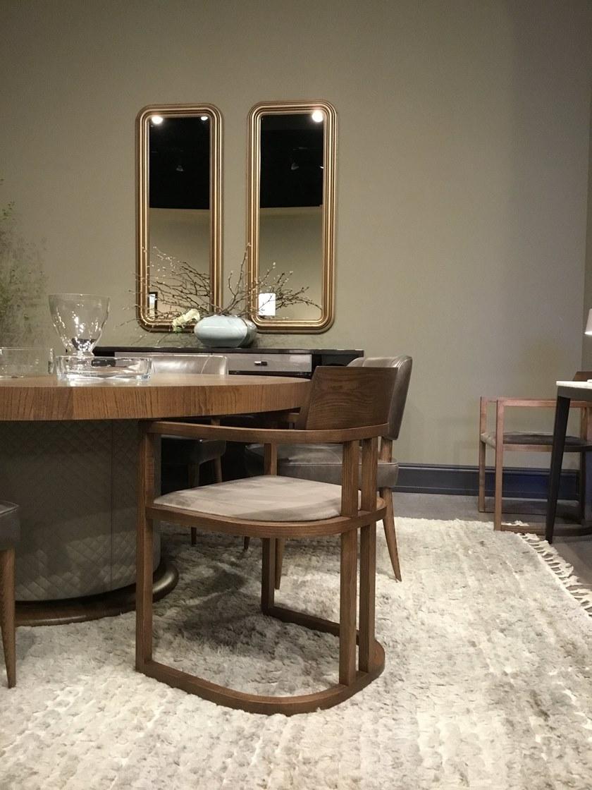 SELVA Круглый обеденный стол из фанерованной древесины  3165  - Вид №5