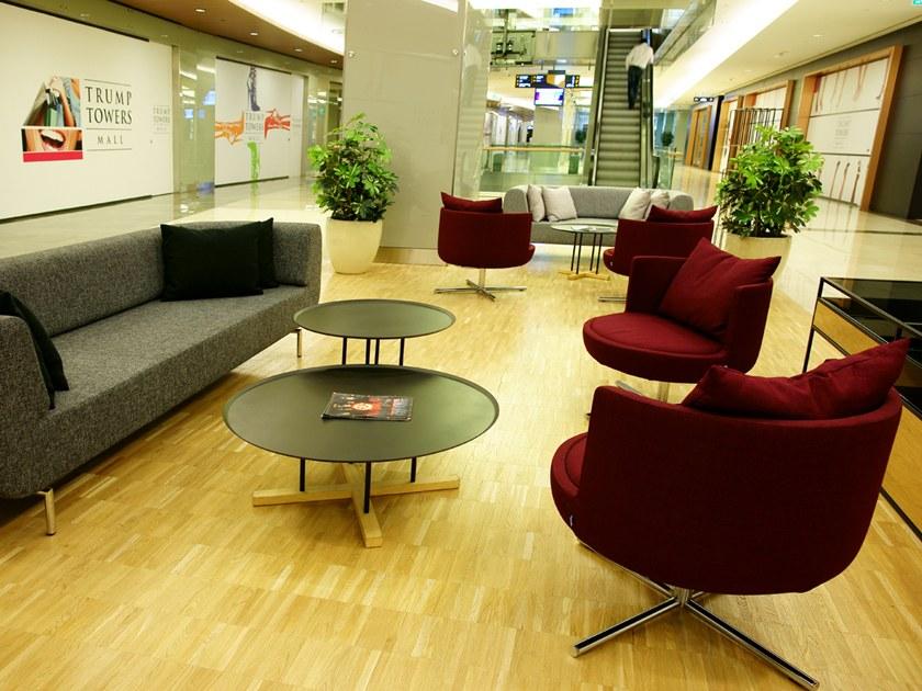 B&T Design Низкий круглый лакированный журнальный столик sun-id-1385464 - Вид №3