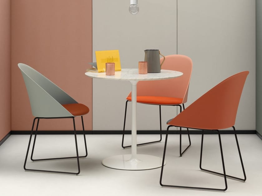 Круглый мраморный стол Arper Dizzie ARCH-00076461