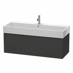 LC617908080 Тумбочка подвесная L-Cube #LC6179 1184 x 459 мм Graphit Super Matt