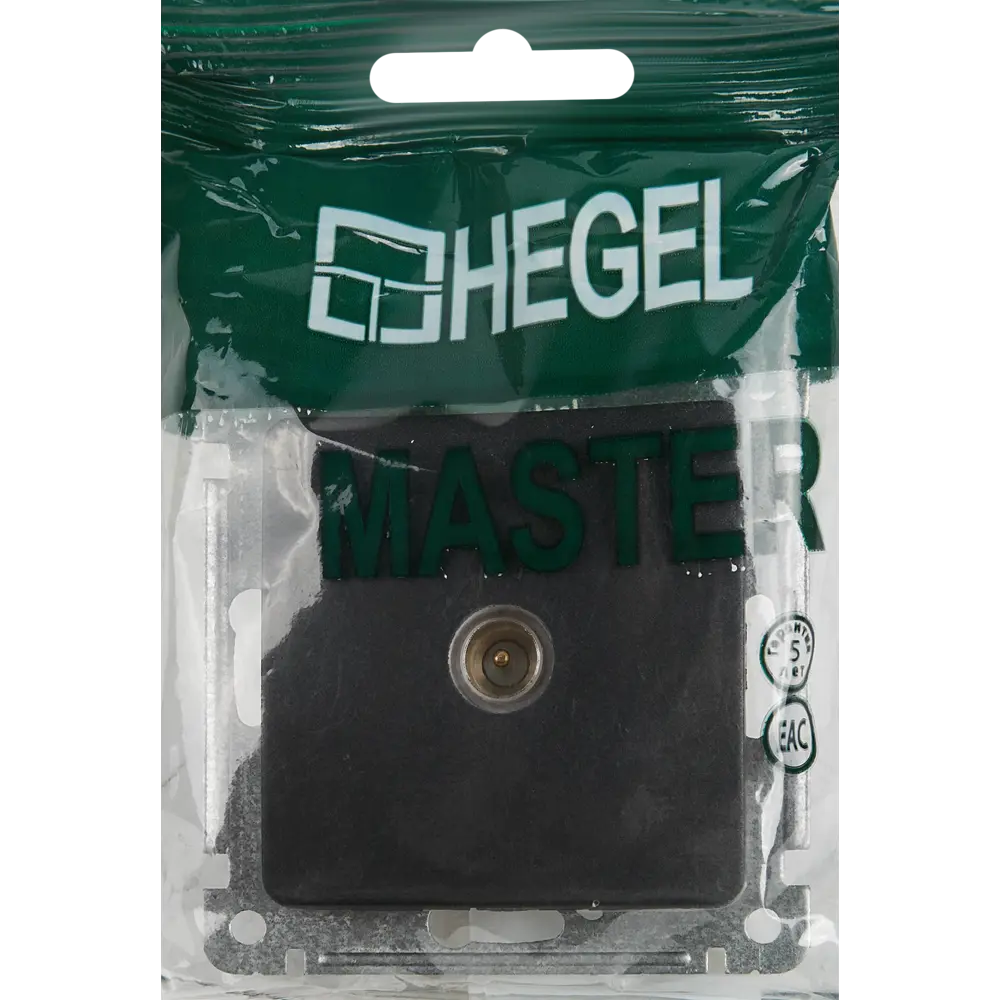 Телевизионная розетка встраиваемая Hegel РСТВ-401-08 цвет черный 82493775 STLM-2196656  - Вид №5