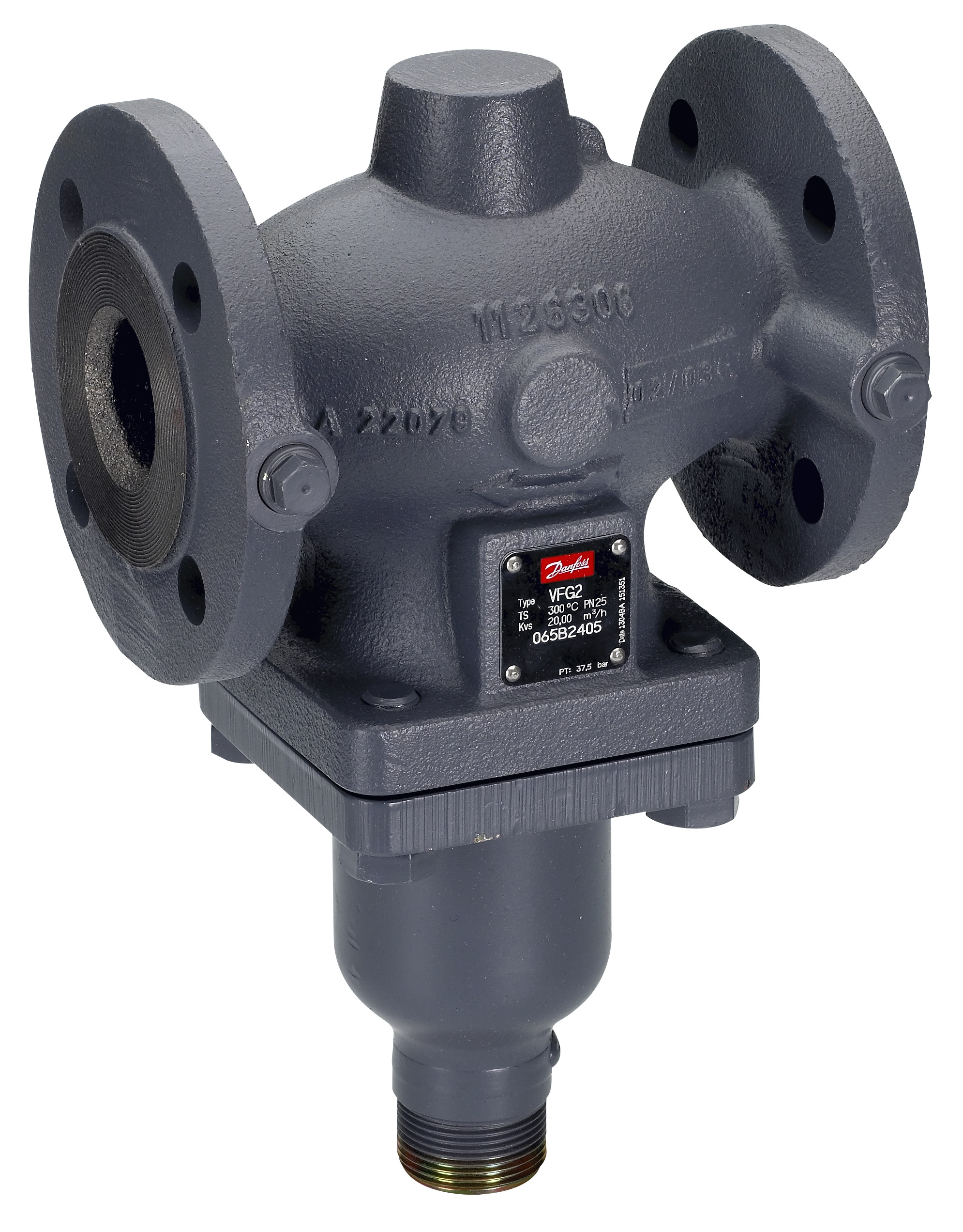 Danfoss Клапан универсальный VFGS 2 фланцевый Кл. рег. универс. VFGS2 PN40 25/8 фл. 065B2455  - Вид №36