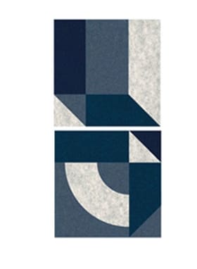 Акустическая панель Slalom ДИЗАЙН ФОРМЫ ИЗ ВОЙЛОКА ARCH-00087232 - Вид №2