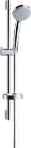 27776000 Croma 100 Душевой набор Vario EcoSmart 9 л / мин со штангой 65 см и мыльницей Hansgrohe