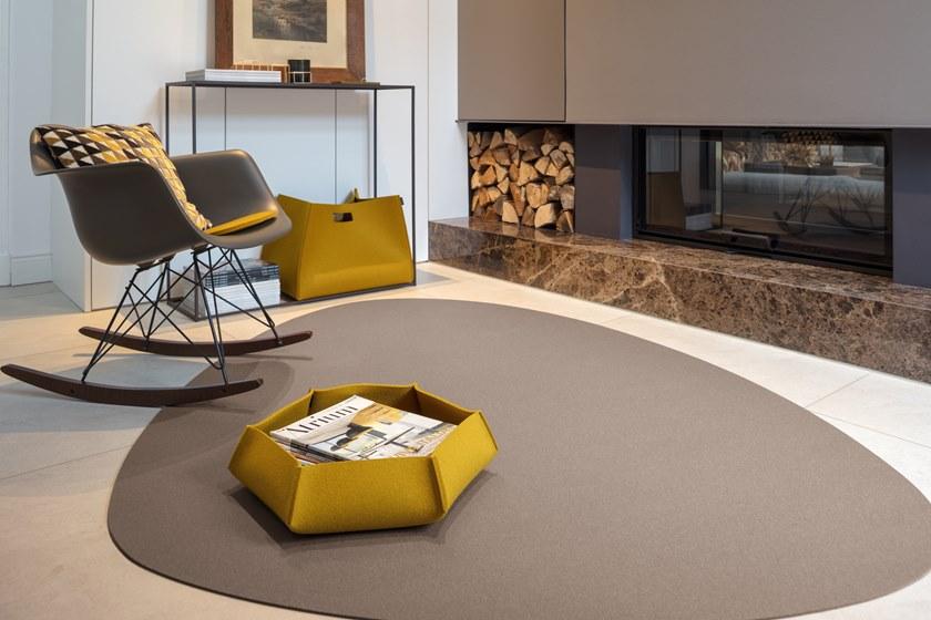 HEY-SIGN Однотонный войлочный коврик Stone sun-id-1437163 - Вид №3