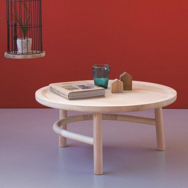 Very Wood Круглый деревянный журнальный столик Unam sun-id-1462758 - Вид №4