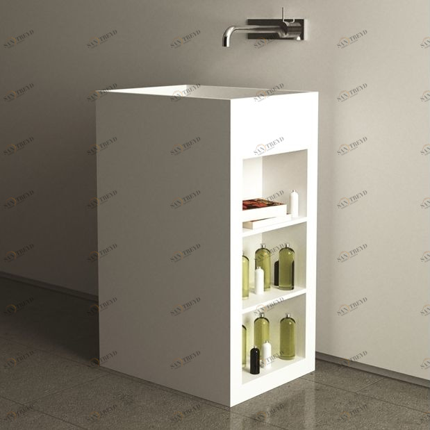 Moma Design Раковина напольная TOWER CUBE без ящиков BATHROOM белая LTC007285DX